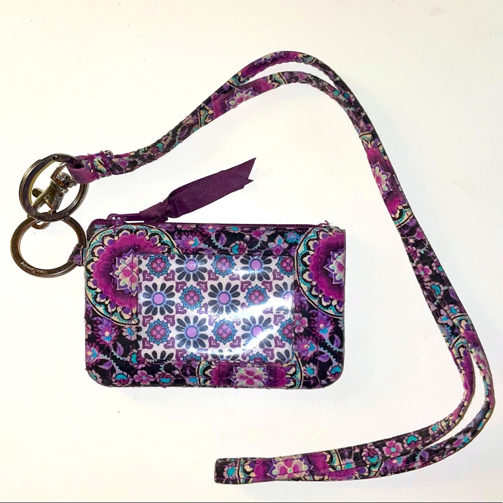 Vera Bradley Zip ID Case & Lanyard